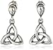 Sterling Silver Oxidized Celtic Knot Dangle Earrings