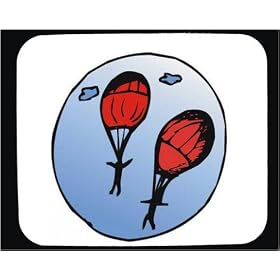 Mouse Pad with France, "extreme sports", air, Europe, parachute, "sky diving"