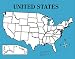 Trend Enterprises T1087 US Map, Erasable, 22