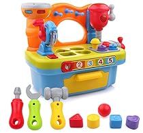 Little Engineer Multifunctional Kids Musical Learning Tool Workbench by Liberty Imports
