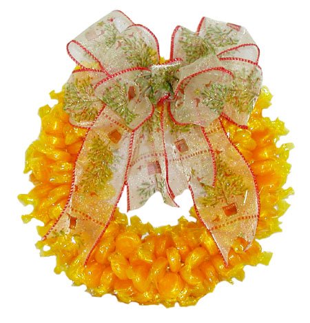 Gluten Free Butterscotch Candy Wreath by A Bountiful Harvest