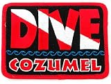 Dive Cozumel Patch Embroidered Iron On Scuba Diving Flag Emblem Souvenir