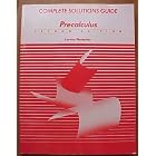 Complete Solutions Guide Precalculus Second Edition by Roland E Larson and Robert P Hostetler