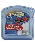 Bulk Buys HR303 Sandwich Containers 2Pk - Pack Of 48 Bulk Buys HR303 Sandwich Containers 2Pk - Pack Of 48