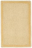 Candlelight Light Gold/Yellow/Gold by Capel Rugs Basketweave Collection