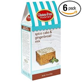 The Gluten-Free Pantry Spice Cake & Gingerbread Mix, 14-Ounce Boxes (Pack of 6)