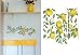 Wandsticker, Wandtatoo -Zitronen- Neuheit 3 Bl. 16 x 34 cm