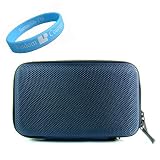 Cube Blue Carry Case for new 4.3 inch Garmin GPS 3700 series Garmin nuvi 3750 3760T 3790T + Wristband