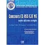 Concours ES-ASS-EJE-ME : Annales corrig�es