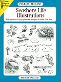 Ready-to-Use Seashore Life Illustrations: 230 Different Copyright-Free Designs Printed One Side (Clip Art (Dover))