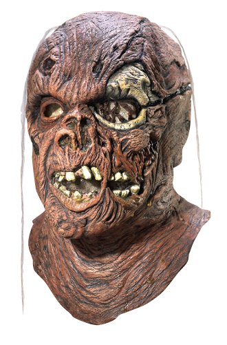 Rubie's Costume Co Friday The 13th Part 7 New Blood Jason Voorhees Deluxe Overhead Mask, Gray, One Size