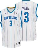 NBA Men's New Orleans Hornets Chris Paul Revolution 30 Home Replica Jersey (White, X-Large)