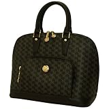 51MS68LavZL. SL160  Aristo Black Dome Handle Bag by Rioni Designer Handbags & Luggage