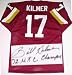 Billy Kilmer Washington Redskins NFL Autographed Throwback Jersey with 72 NFC Champs Inscription