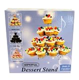 Imperial Stainless Steel Cupcake and Dessert Stand - Holds 23 Cup Cakes
