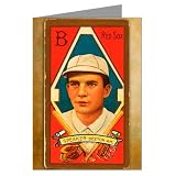 12 Notecards of Tris Speaker Boston Red Sox Baseball Trading card