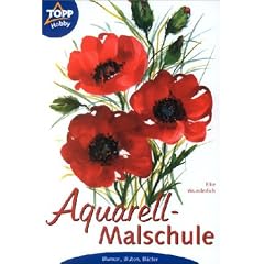 Aquarell-Malschule, Blumen, Bl�ten, Bl�tter