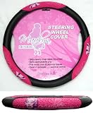 Marilyn Monroe Pink Car Steering Wheel Cover