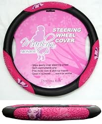 Marilyn Monroe Pink Car Steering Wheel Cover