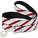 Buckle-Down Pet Leash - Candy Cane - 4 Feet Long - 1.5