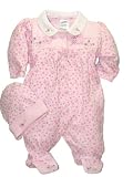 Garden Flower Footie with Cap by Baby Essentials