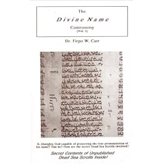 The Divine Name Controversy
