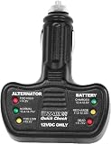 Rally 7542 12V Vehicle Battery and Alternator Tester
