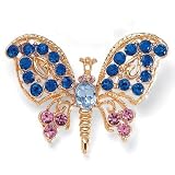 Austrian Crystal Butterfly Pin