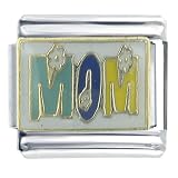 Flower Power Mom Italian Charms Bracelet Link