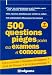 500 Questions pièges posées aux examens et concours 500 Questions pièges posées aux examens et concours