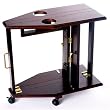 Poker Folding Drink Cart Table Mahogany