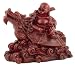 Sculpture of Buddha Riding Dragon Turtle