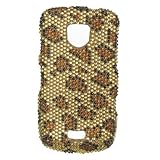Golden Leopard Diamonds Crystal Bling Protector Case for Samsung Droid Char ....