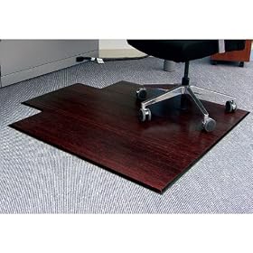 Bamboo Tri-Fold Chair Mat - Dark Cherry by Anji Mountain Bamboo Rug Co