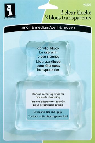 Inkadinkado clear small and medium blocks