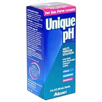 Alcon Unique pH Multi-Purpose Solution for Rigid Gas Permeable Contact Lenses, 3-Ounce Bottles (Pack of 3)