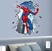 Gurteen Children's DIY Removable Mural PVC Home Wall Art Decal Sticker 3D Spider-man Novelty Ceiling Decor
