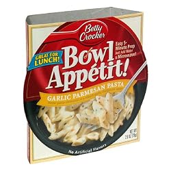 Betty Crocker Bowl Appetit, Garlic Parmesan Pasta, 2.8-Ounce Bowls (Pack of 12)