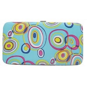 FUN RETRO CIRCLES POLKA DOT WALLET CLUTCH BY DESIGNSK