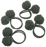 Lenox Holiday Gathering Set of 4 Napkin Rings, Green