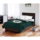 Green Bay Packers Full Comforter & Sheets (5 Piece NFL Bedding)