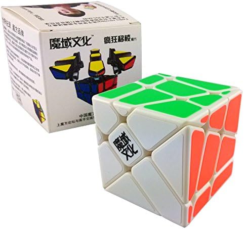 Yongjun Yj Moyu Crazy Fisher Speed Cube Puzzle White