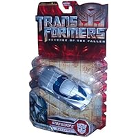 Transformers Movie Series 2 Deluxe Class 6 Inch Tall Robot Action Figure - Autobot SIDESWIPE with Deployable Blades and Shifting Battle Armor (Vehicle Mode : Corvette Stingray Concept Mode)