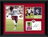 Laryea Kingston Framed 16x12 (406x305mm) Player Profile, Heart of Midlothian FC.
