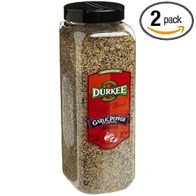 Durkee Garlic Pepper Seasoning, 21-Ounce Containers (Pack of 2)