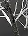 Lightshare Snow Tree 5 Feet 72 LED Light with 10 LED Snow Flake Light, Warm White