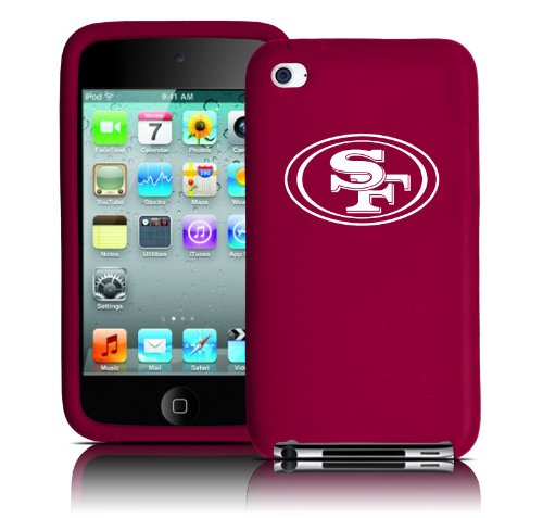 Tribeca FVA3684 Varsity Jacket (Silicone) iPodTouch - 4th Generation - San Francisco 49ers - Crimson at Amazon.com