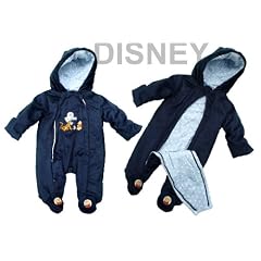 BLAU 0-3 MONATE (56-62) // DISNEY ORIGINAL OVERALL - STRAMPLER BABY SCHNEEANZUG FLAUSCHIG WINNIE POOH WINNI PUUH WINTERSTRAMPLER WINTER SOMMER