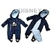 BLAU 0-3 MONATE (56-62) // DISNEY ORIGINAL OVERALL - STRAMPLER BABY SCHNEEANZUG FLAUSCHIG WINNIE POOH WINNI PUUH WINTERSTRAMPLER WINTER SOMMER