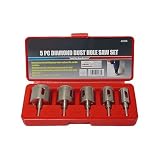 Buy 5 Pc Diamond Hole Saw Drill Bit Set 3 4 - 1 5 8 by Cal